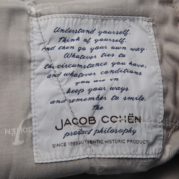 Jacob Cohen Style 613 Jeans Mens 37x29 Gray Straight Fit Stretch Denim Italy - Picture 11 of 16